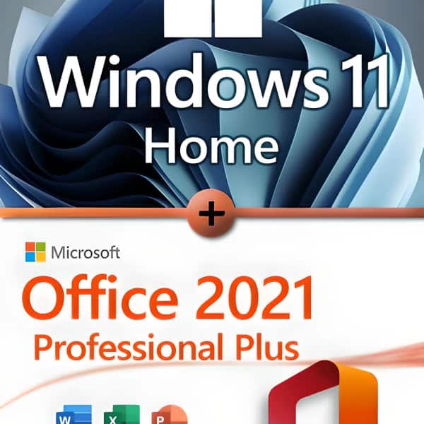 Microsoft Windows 11 Home + Microsoft Office 2021 Professional Plus