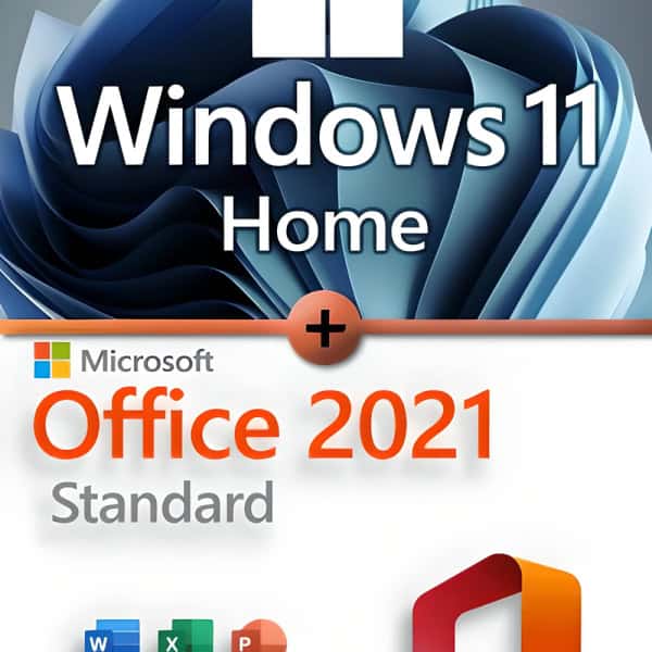 Microsoft Windows 11 Home + Microsoft Office 2021 Standard